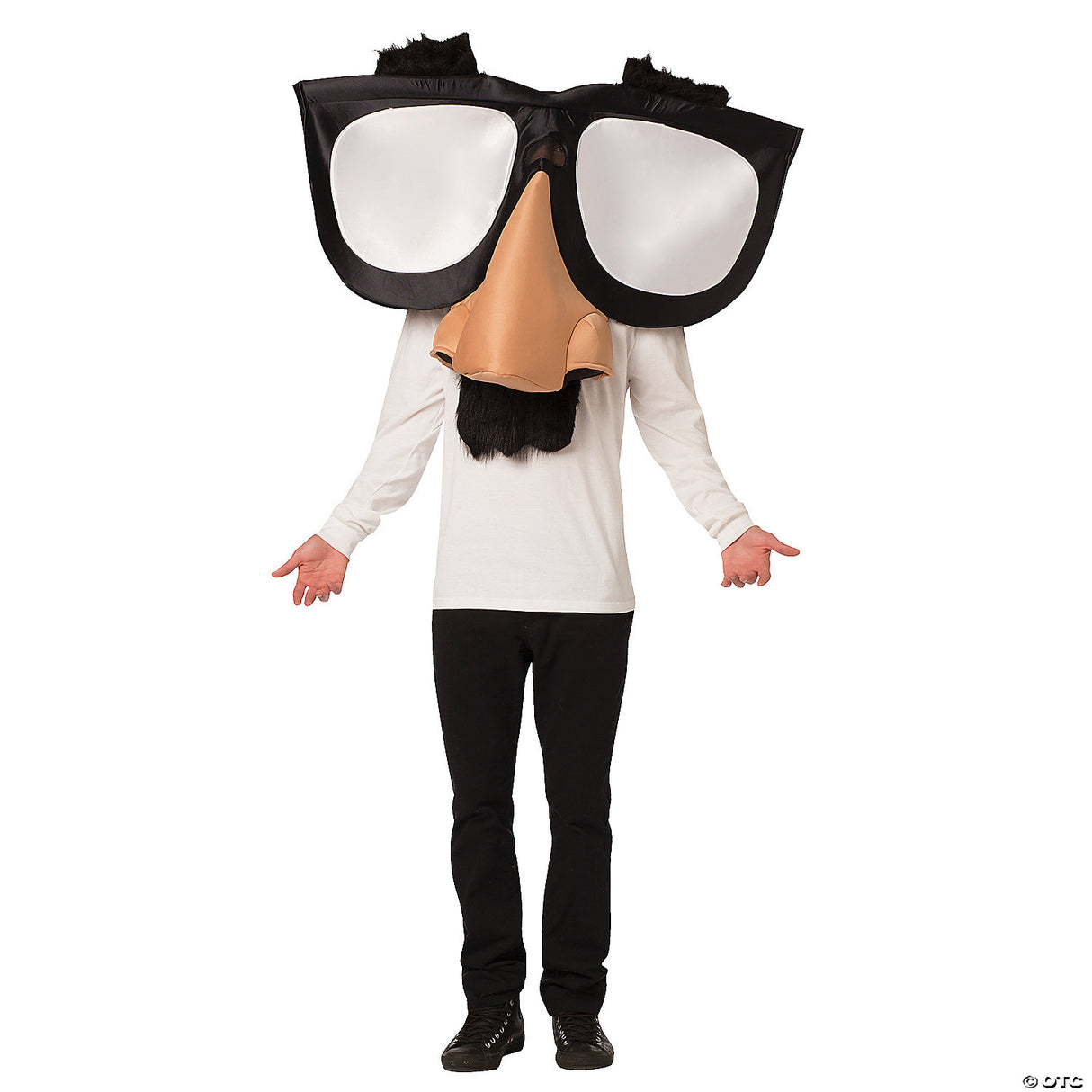 Adults Funny Nose Glasses Costume – Gag Halloween Cosplay Party Accessory