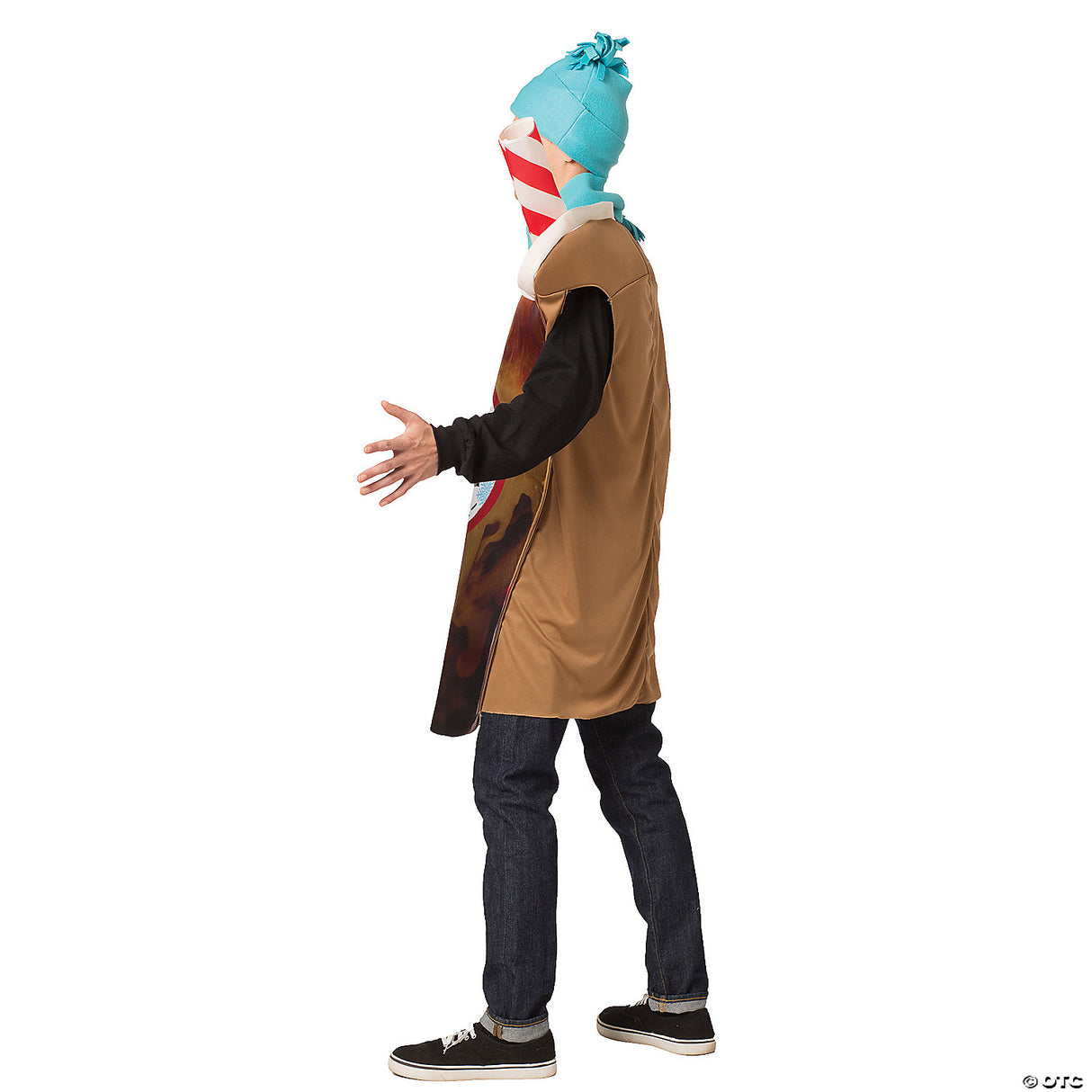 Adults Cold Brew Coffee Costume – Funny Drink Halloween Cosplay Party Outfit