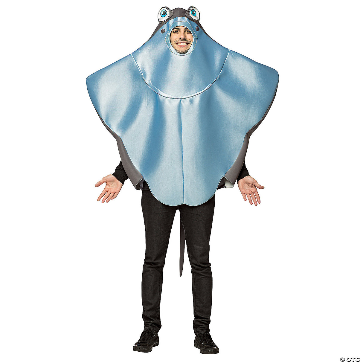 Adults Stingray Costume – Funny Ocean Animal Halloween Cosplay Party Outfit