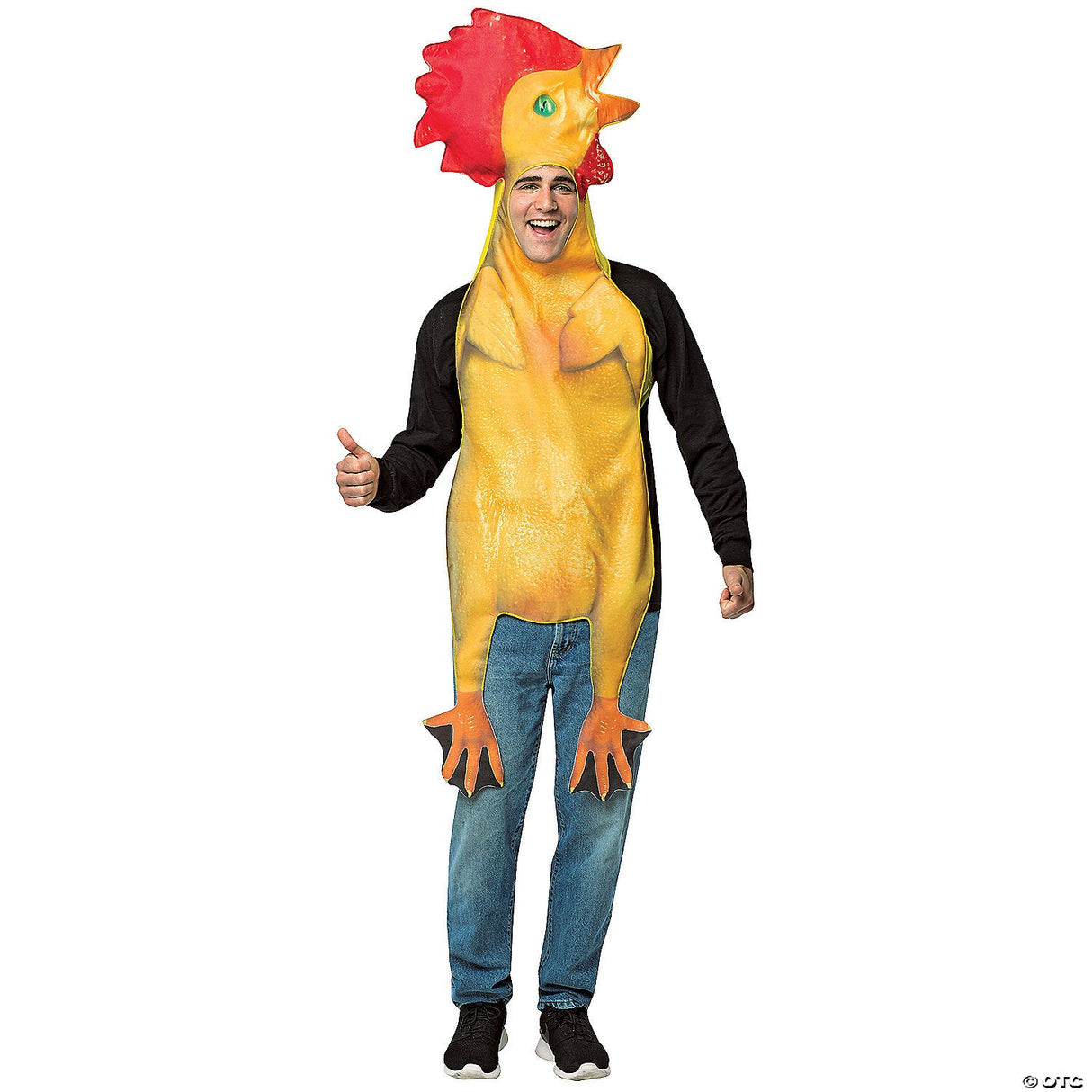 Adult Chicken Costume – Funny Animal Bird Halloween Party Outfit for Adults