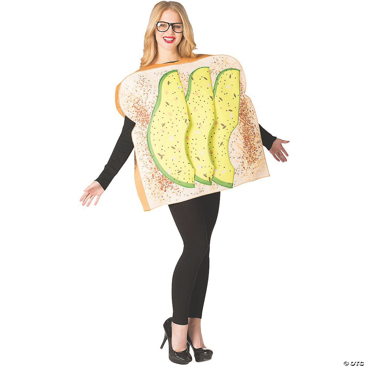 Women's Avocado Toast Costume - Adult Halloween Costume Cosplay Party Outfit