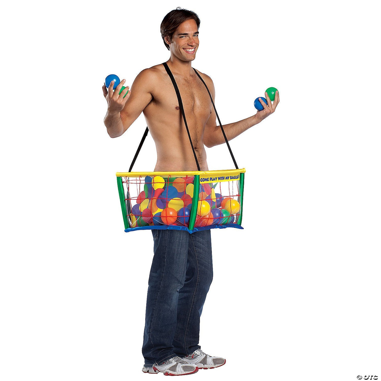Adult Ball Pit Costume – Funny Colorful Toy Game Halloween Party Cosplay Outfit