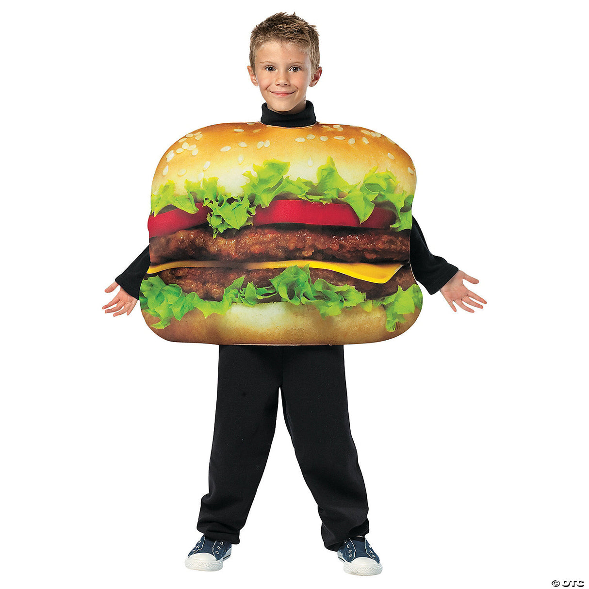 Boy's Cheeseburger Costume - Medium - Halloween Costume Outfit Dress Up Party