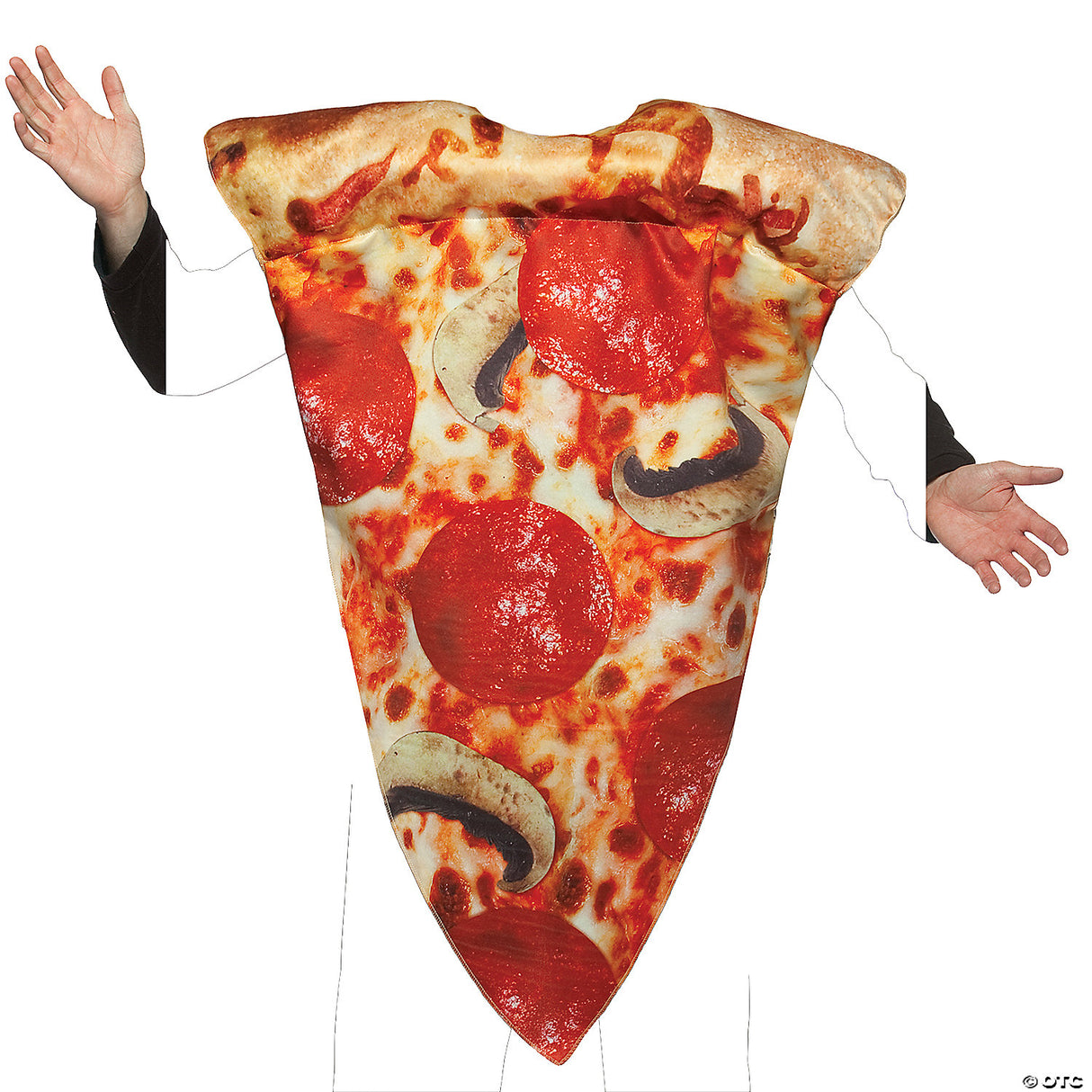 Adults Pizza Slice Costume – Funny Food Halloween Cosplay Party Outfit