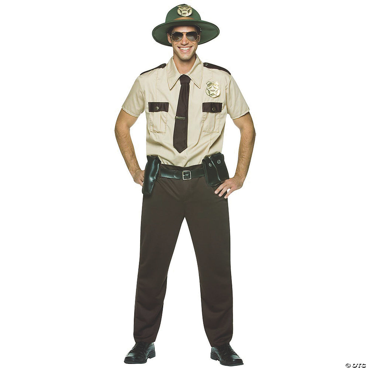 Men's State Trooper Costume - Adult Halloween Costume Accessory Party Dress Up -