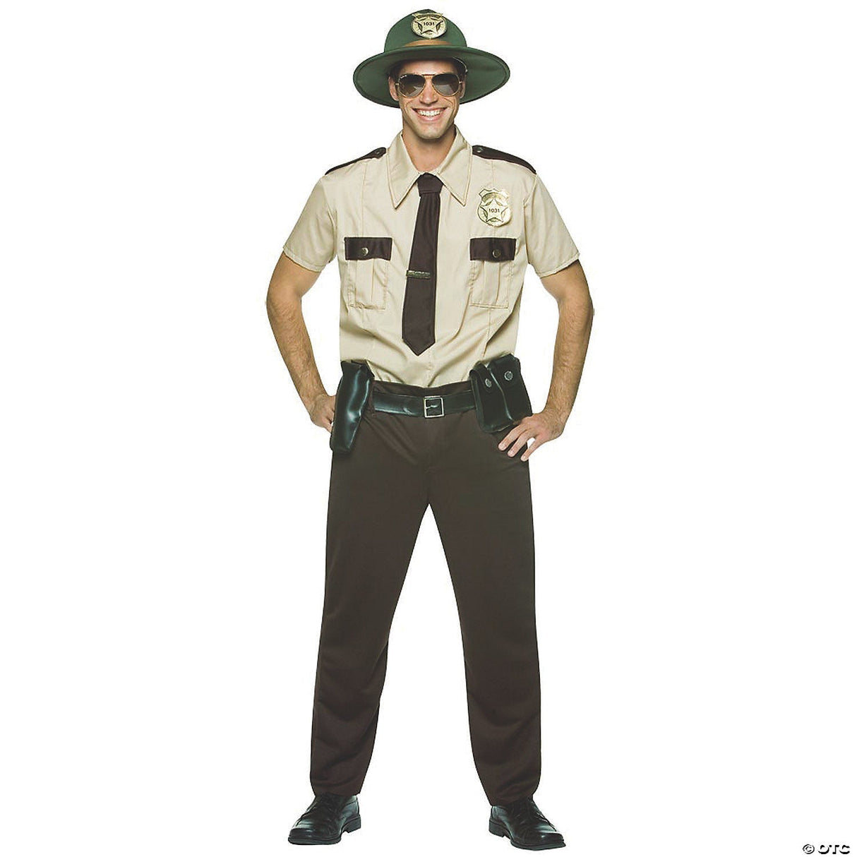 Men's State Trooper Costume - Adult Halloween Costume Accessory Party Dress Up -