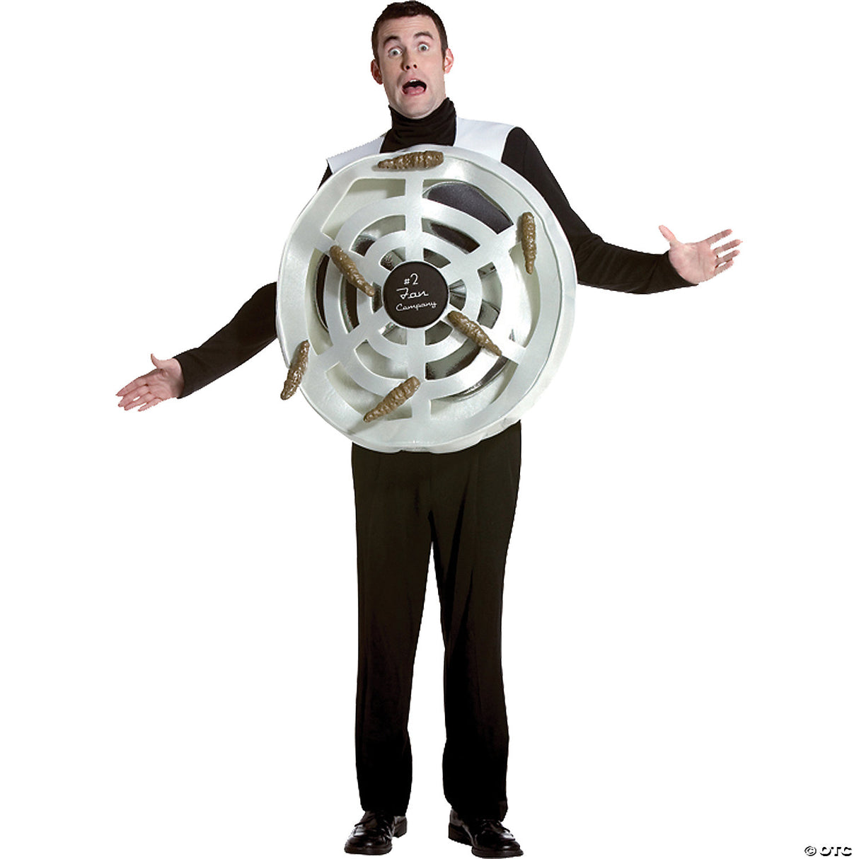 Adult When Sh#t Hits the Fan Costume Funny Toilet Humor Gag Halloween Party