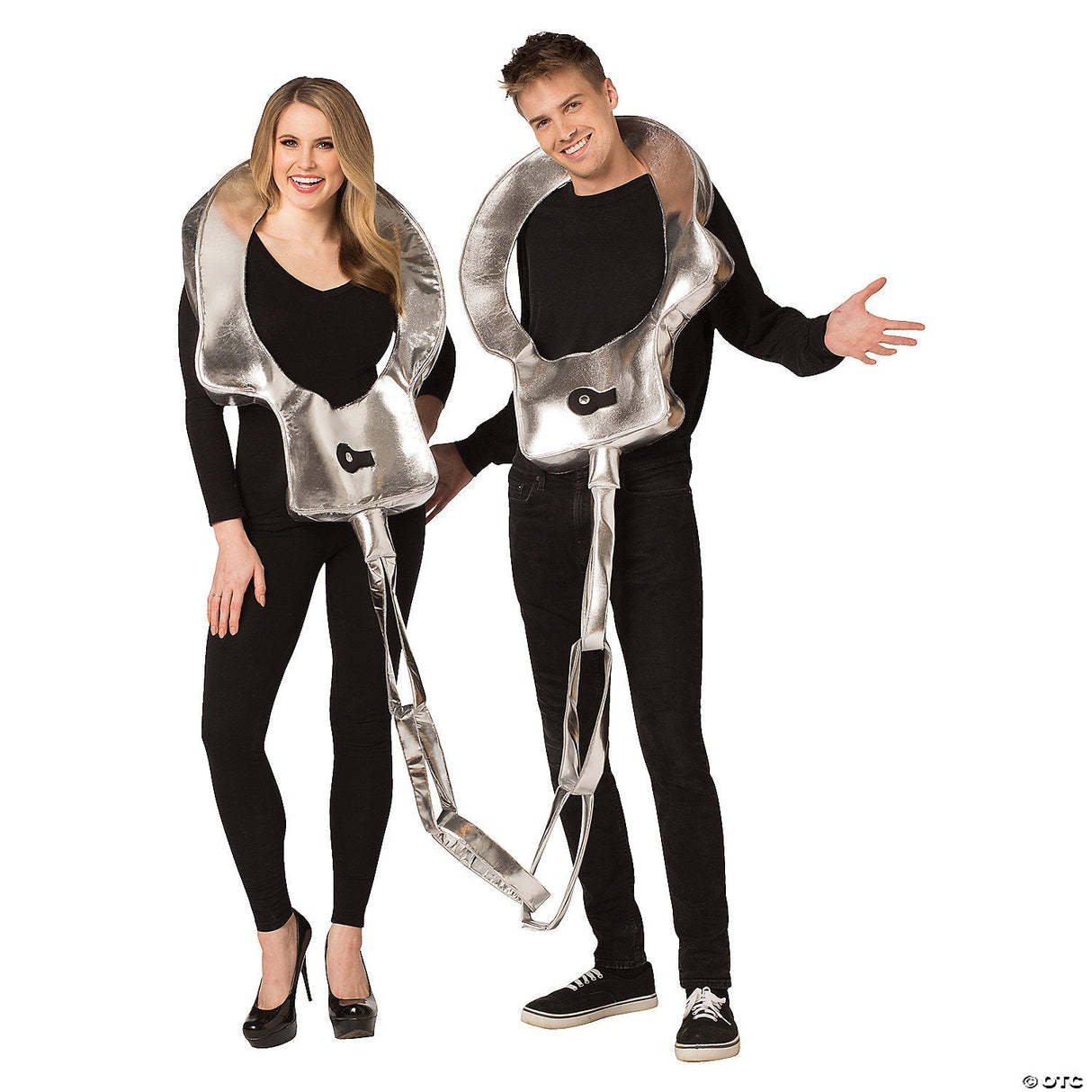 Adult Handcuffs Funny Couples Halloween Costumes Accessory Party Cosplay