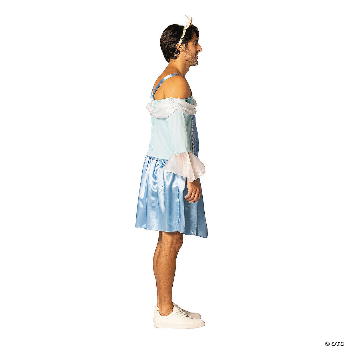 Men's Blue Cinderfella Polyester Dress Costume - One Size Fits Most Halloween