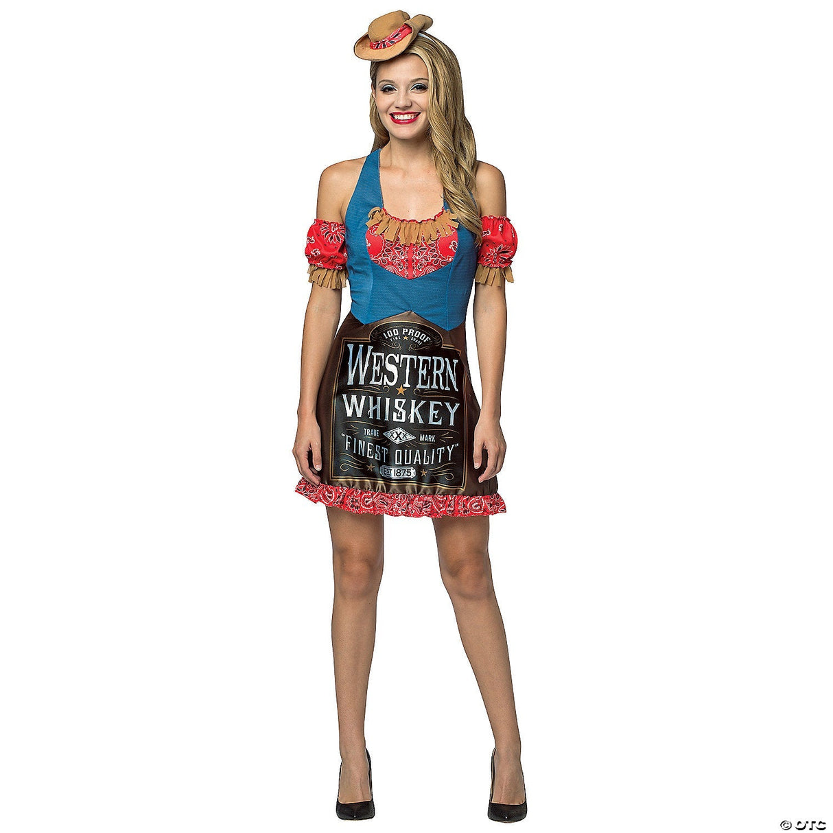 Women's Whiskey Costume - Adult Halloween Costume Cosplay Party Outfit
