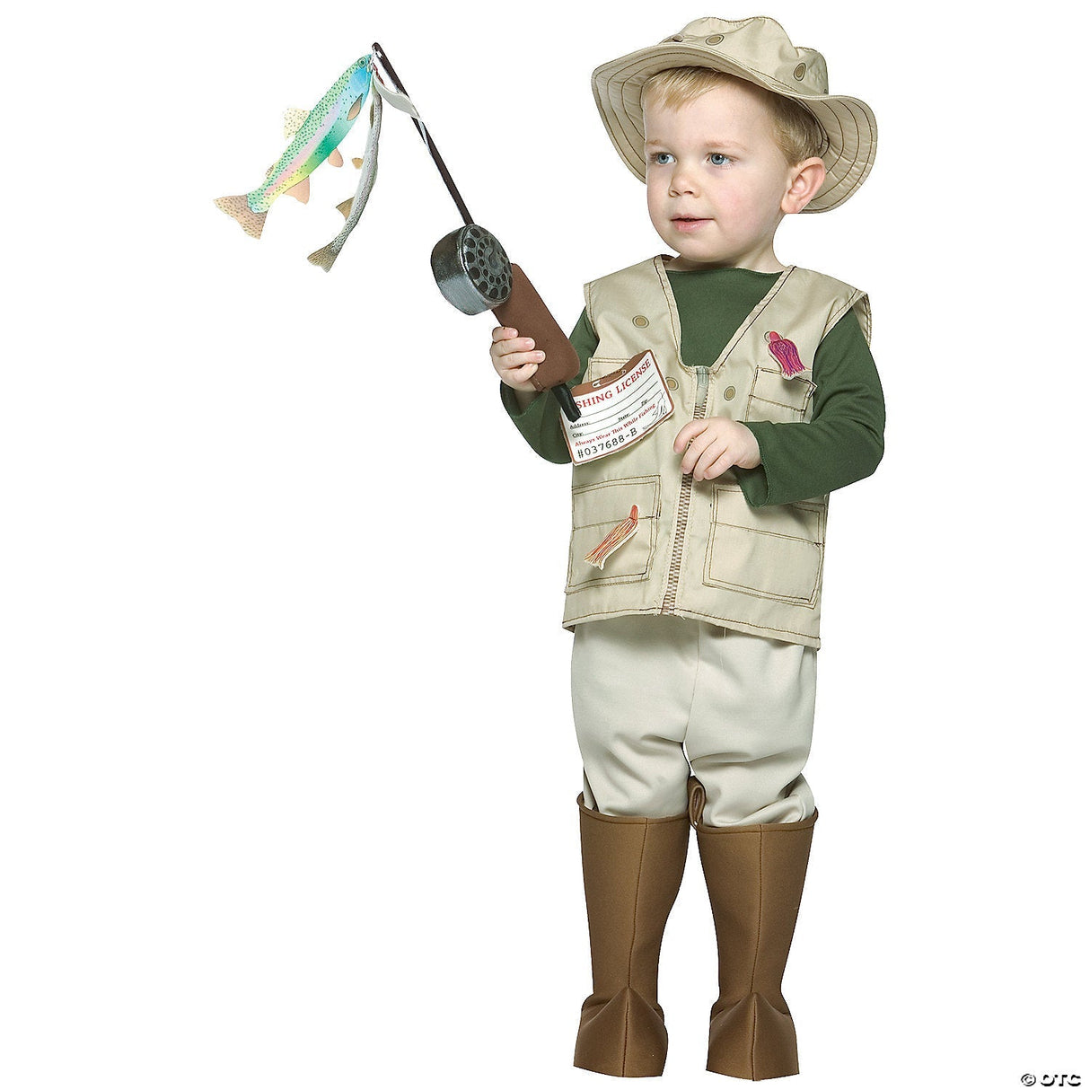 TODDLER FISHERMAN COSTUME 3-4T - Toddler Halloween Costume Cosplay Dress Up