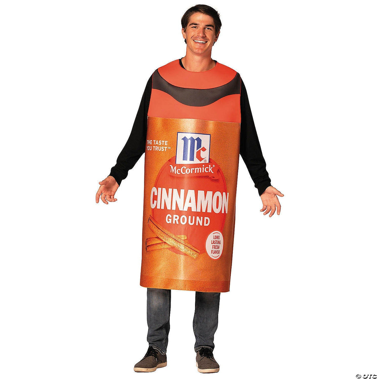 Adults Mccormick™ Cinnamon Spice Costume - Funny Food Halloween Party Costume