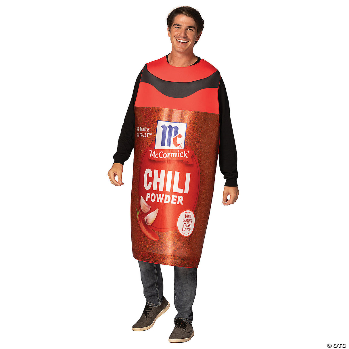 Adults Mccormick™ Chili Powder Spice Costume - Funny Food Halloween Party Outfit