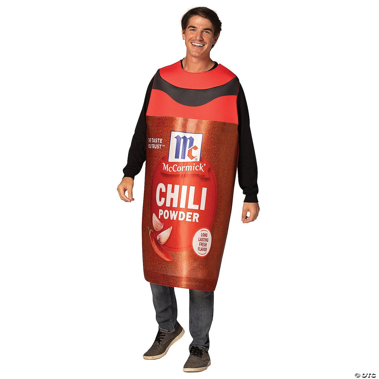 Adults Mccormick™ Chili Powder Spice Costume - Funny Food Halloween Party Outfit
