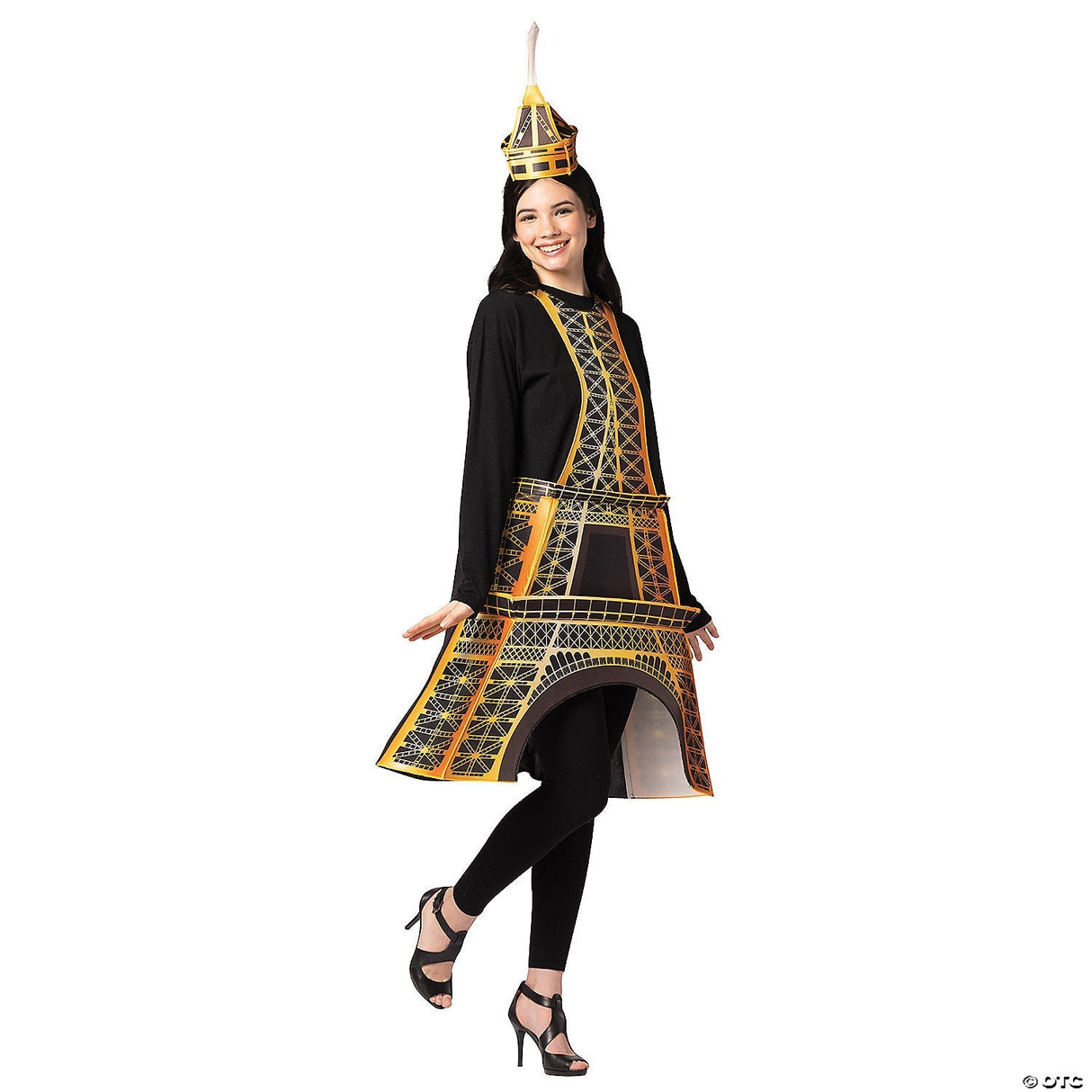 Adults Eiffel Tower Costume - French Theme Halloween Party Cosplay Outfit