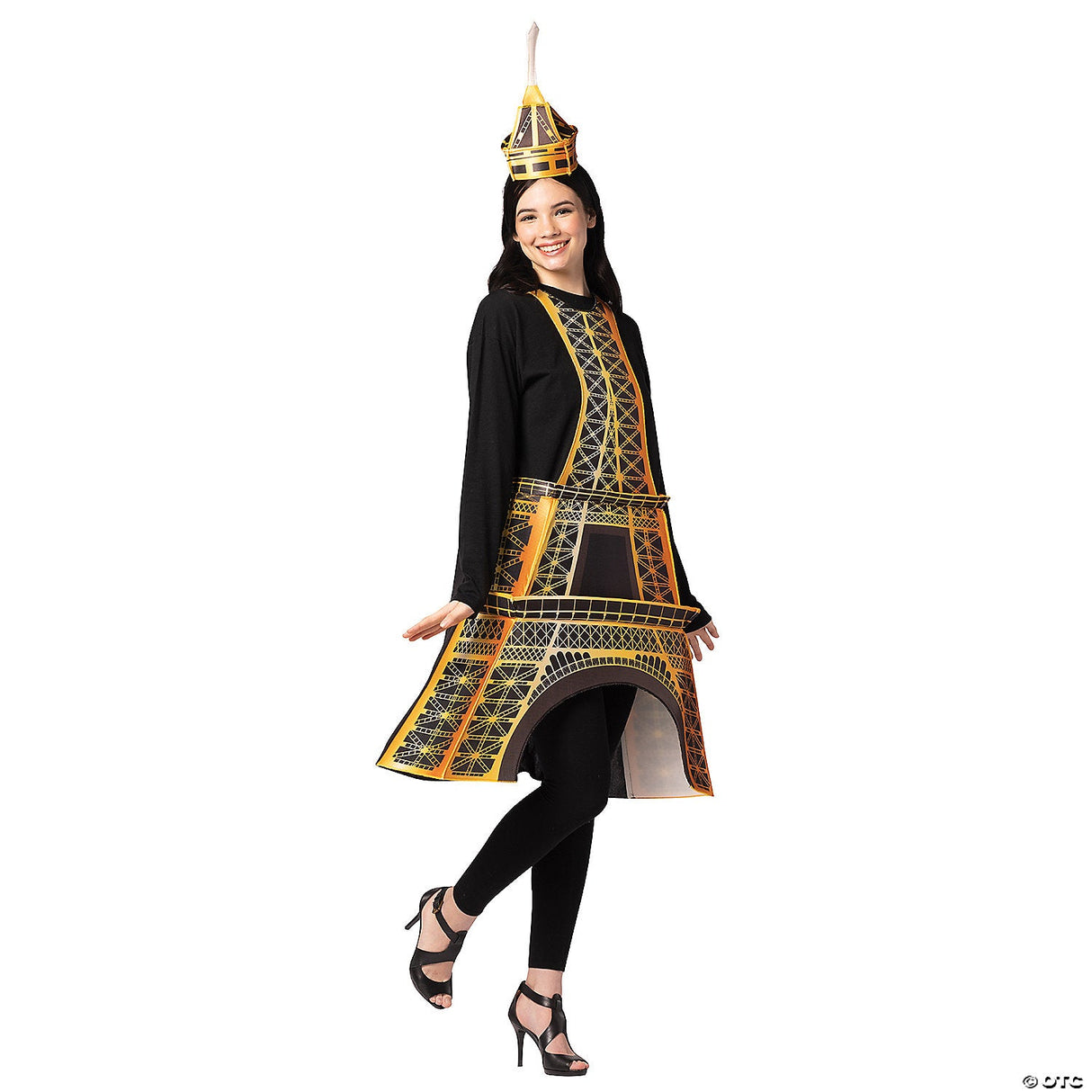 Adults Eiffel Tower Costume - French Theme Halloween Party Cosplay Outfit