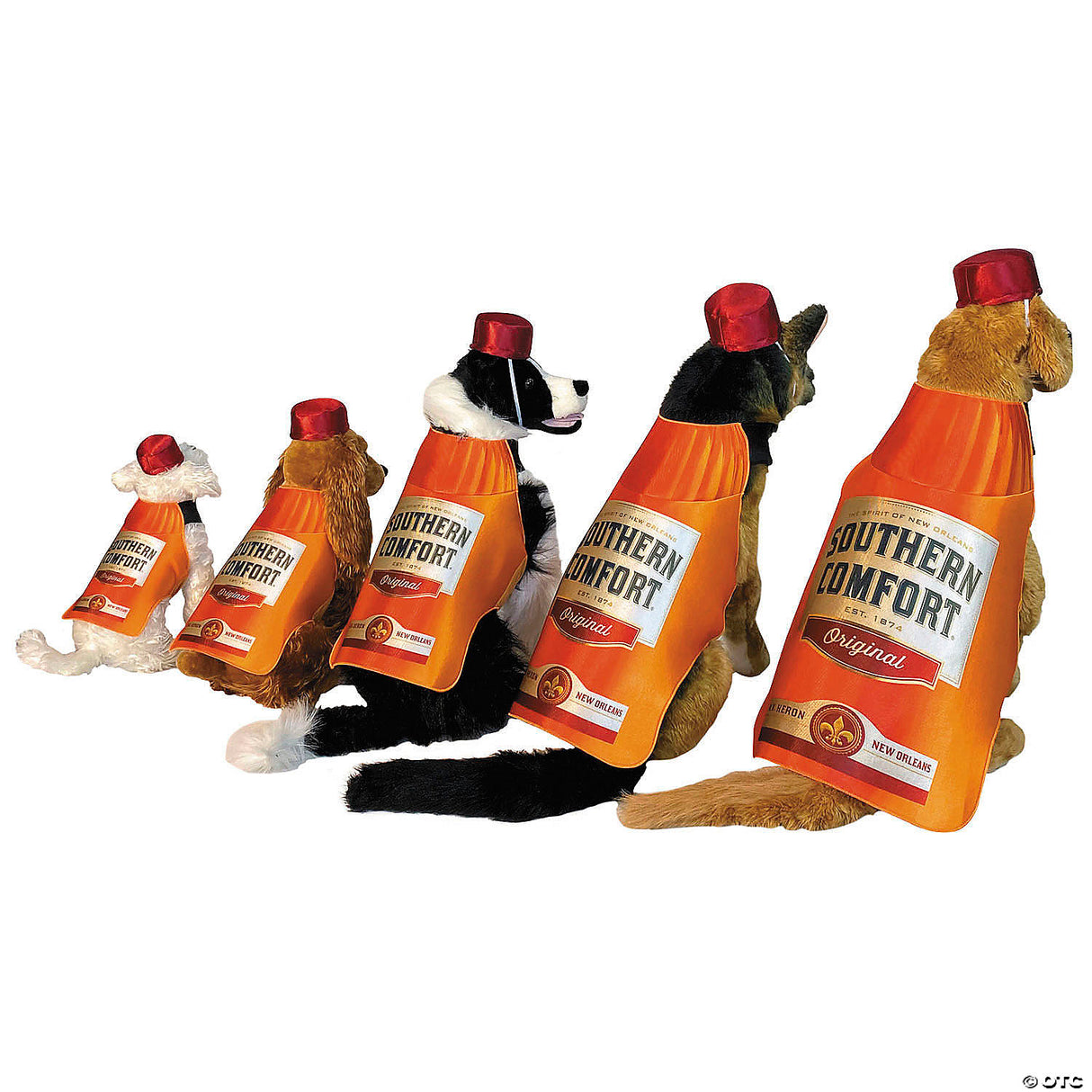 Southern Comfort™ Bottle Dog Costume - Extra Small-small