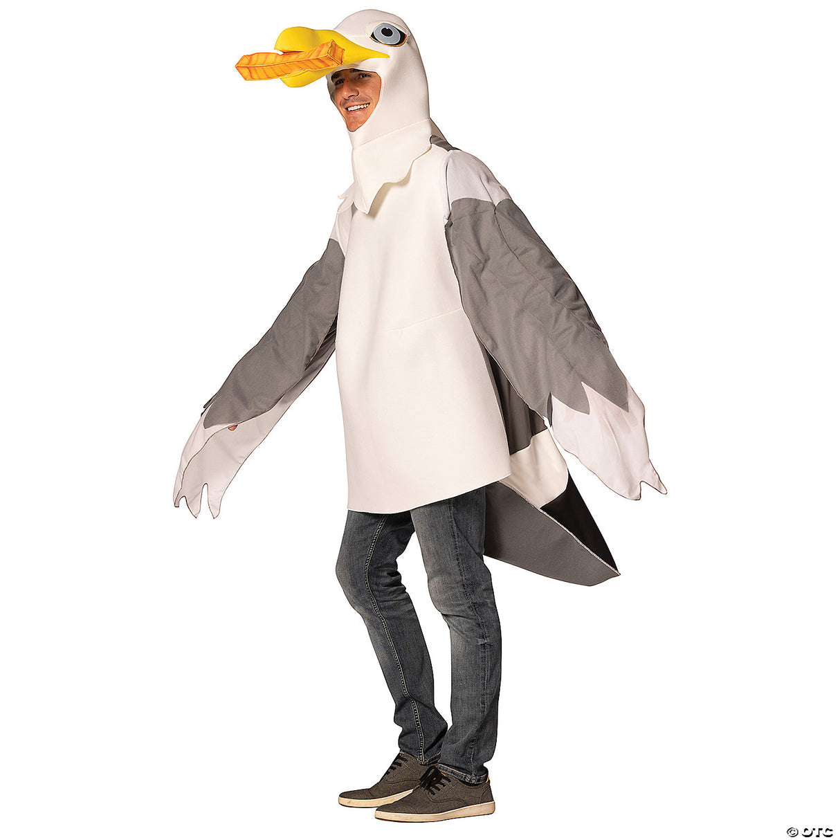 Adults Seagull Costume - Funny Halloween Animal Bird Party Cosplay Outfit