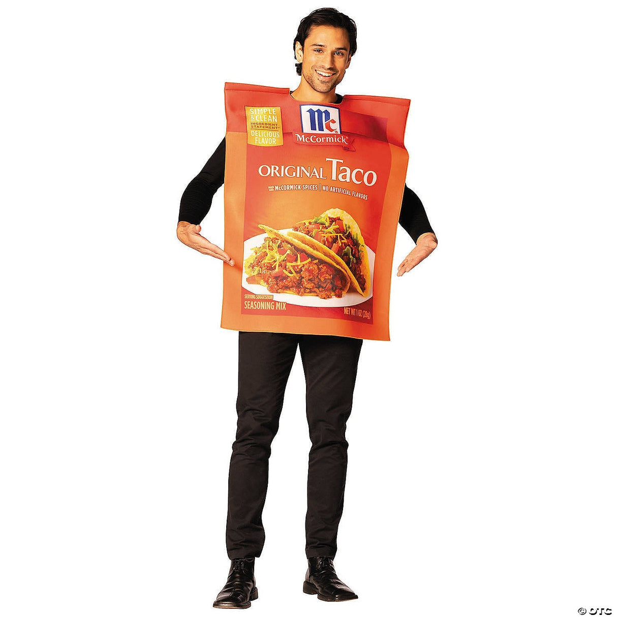 Adults McCormick™ Taco Seasoning Packet Costume – Funny Food Cosplay Outfit