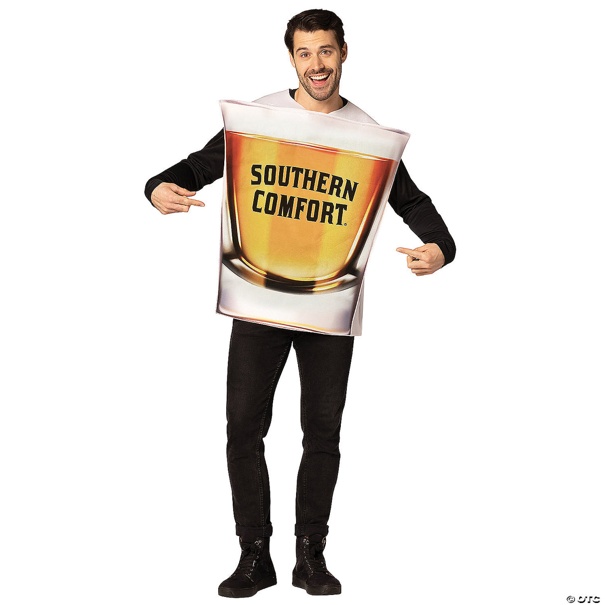 Adults Southern Comfort Shot Glass Costume – Funny Drink Halloween Party Outfit