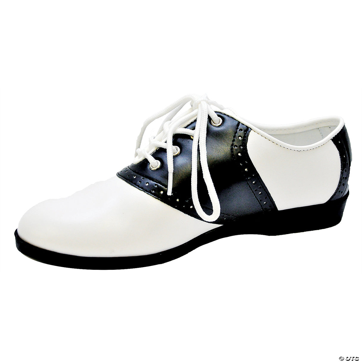 Women's Black & White Saddle Shoes - Small - Halloween Costume Accessory Party