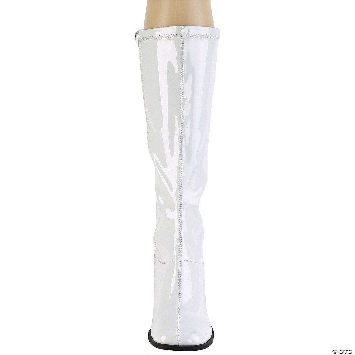 Women's White Go Go Boots - Adult Halloween Costume Accessory Cosplay Outfit