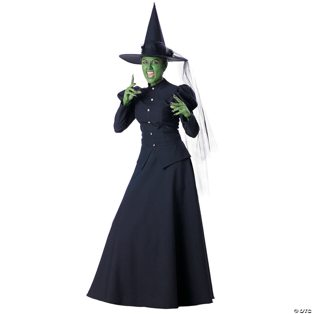 Adult Wicked Witch Costume – Medium – Wizard of Oz Spooky Halloween Outfit