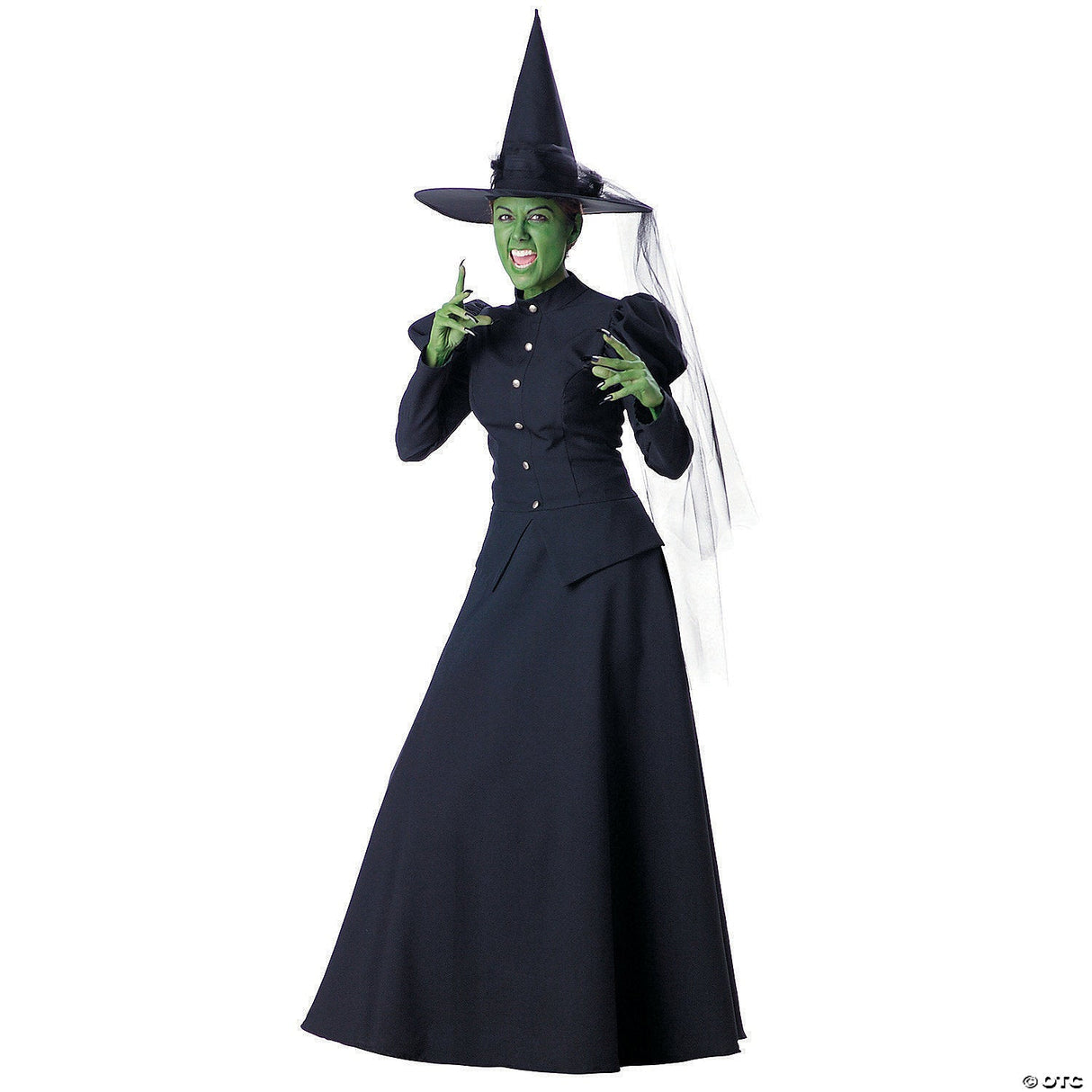 Adult Wicked Witch Costume – Medium – Wizard of Oz Spooky Halloween Outfit