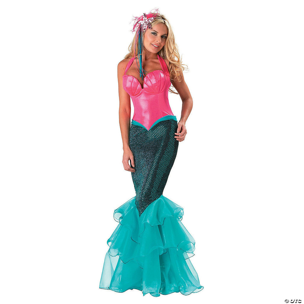Adult Mermaid Costume – Medium – Ocean Princess Halloween Cosplay Outfit