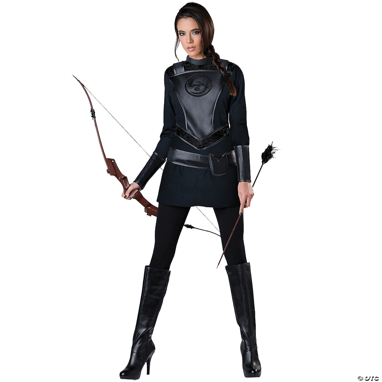WOMEN' S WARRIOR HUNTRESS COSTUME - Adult Halloween Costume Cosplay Party Outfit