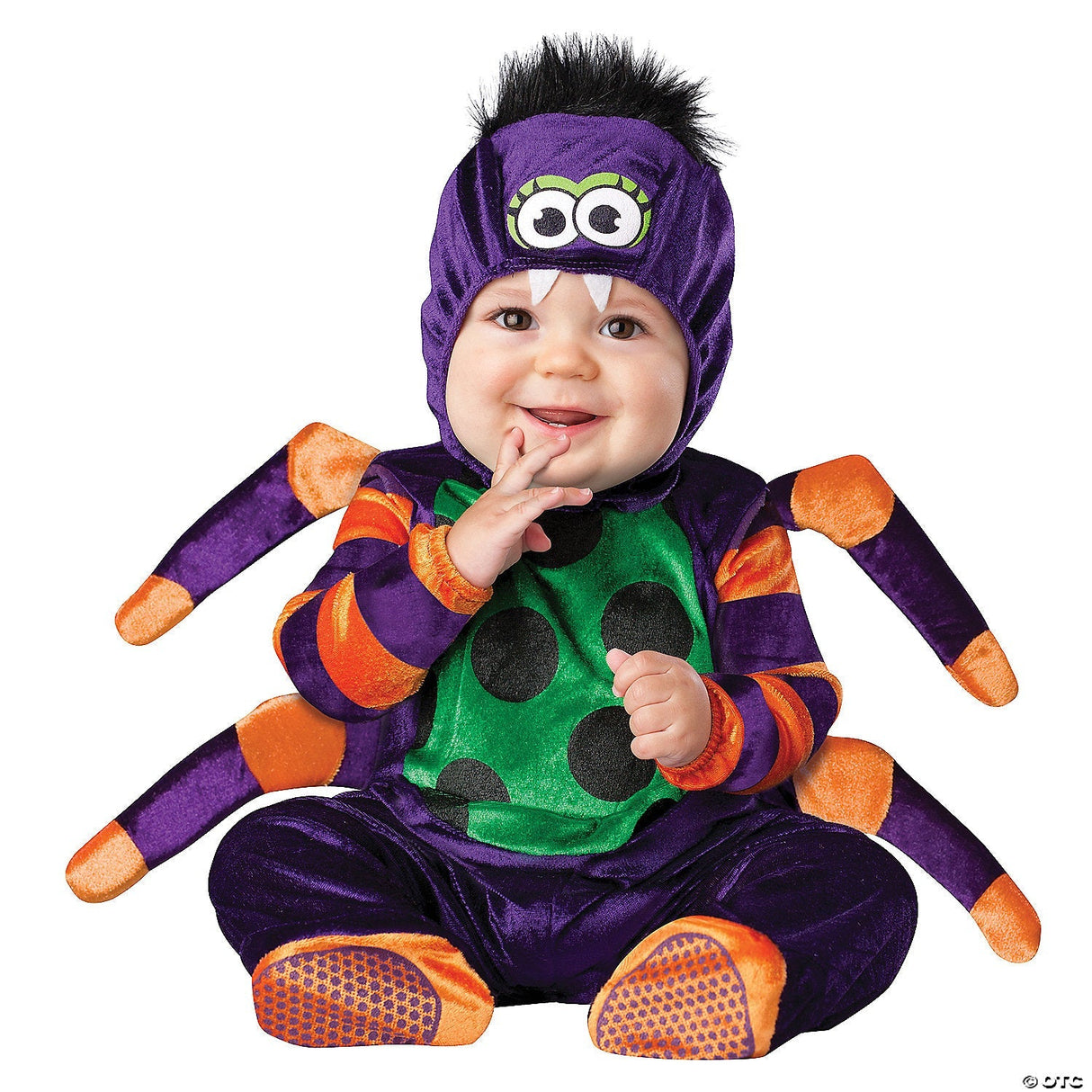 INFANT SPIDER-6-12MOS - Baby Halloween Costume Cosplay Dress Up & Party Outfit