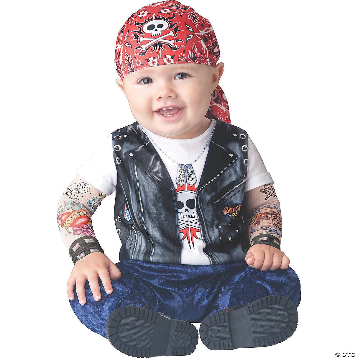 BORN TO BE WILD TODDLER 6-12 - Toddler Halloween Costume Cosplay Dress Up & Part