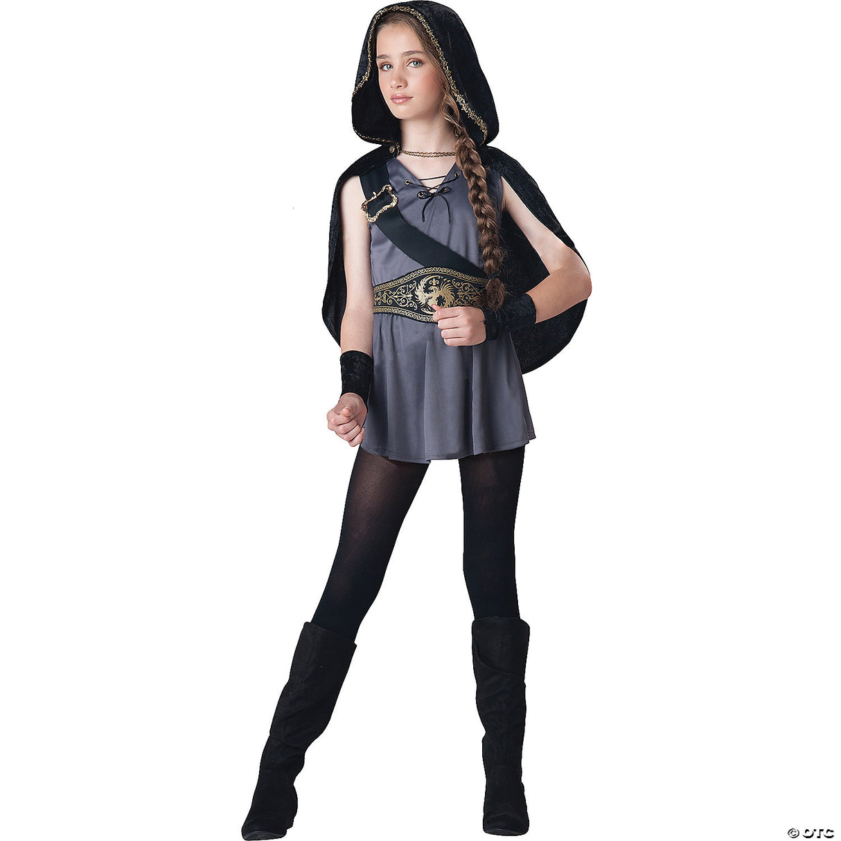 GIRL'S HUNTRESS-SM - Halloween Costume Dress Up Party Outfit