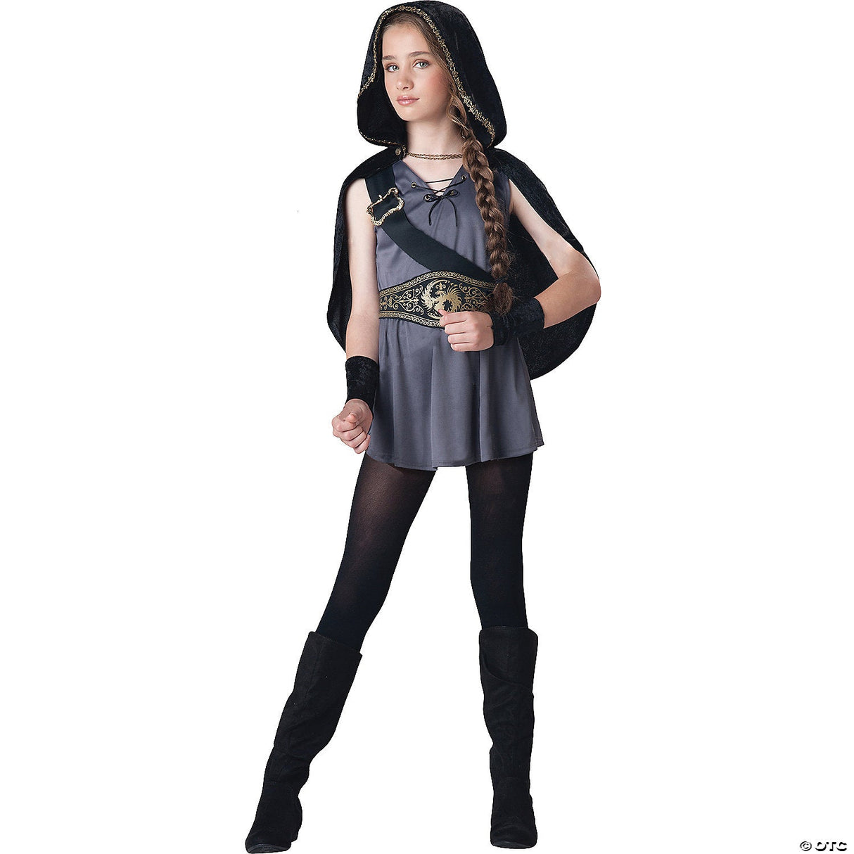 GIRL'S HUNTRESS-SM - Halloween Costume Dress Up Party Outfit