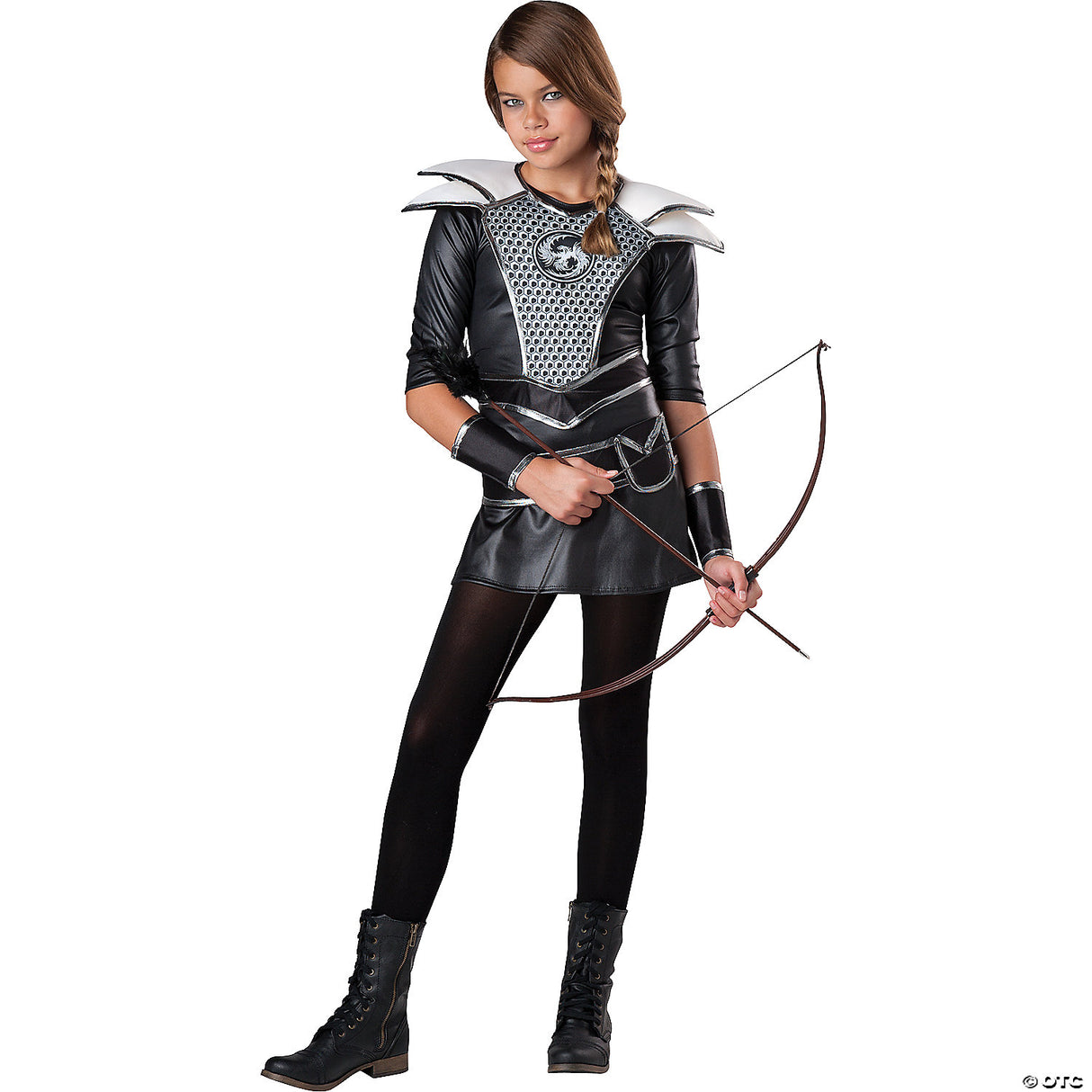 GIRL'S MIDNIGHT HUNTRESS-MD - Halloween Costume Dress Up Party Outfit