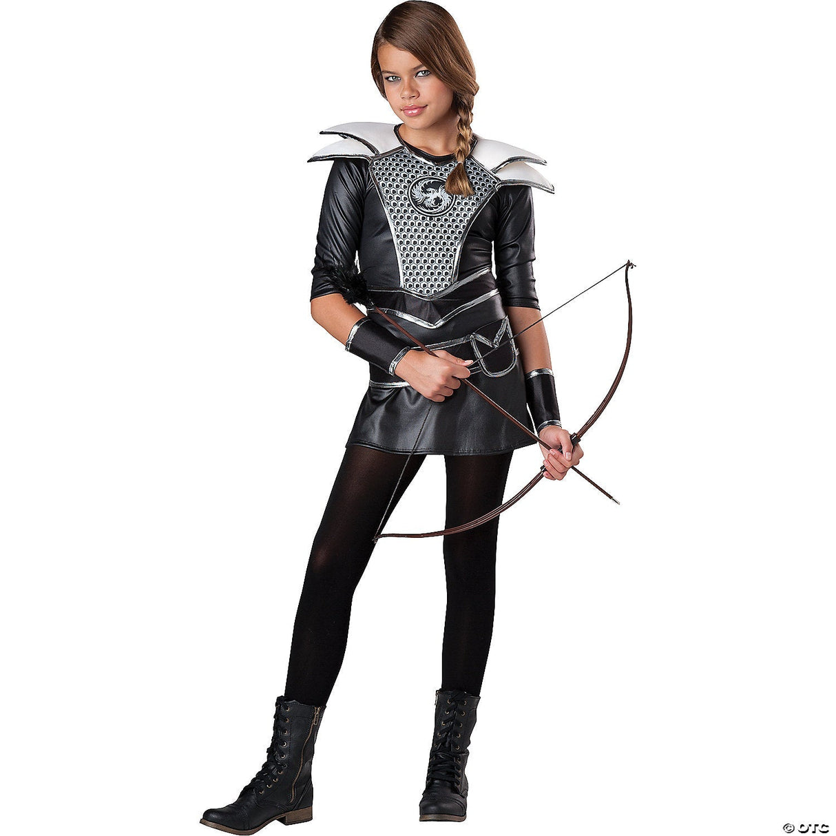 GIRL'S MIDNIGHT HUNTRESS-MD - Halloween Costume Dress Up Party Outfit