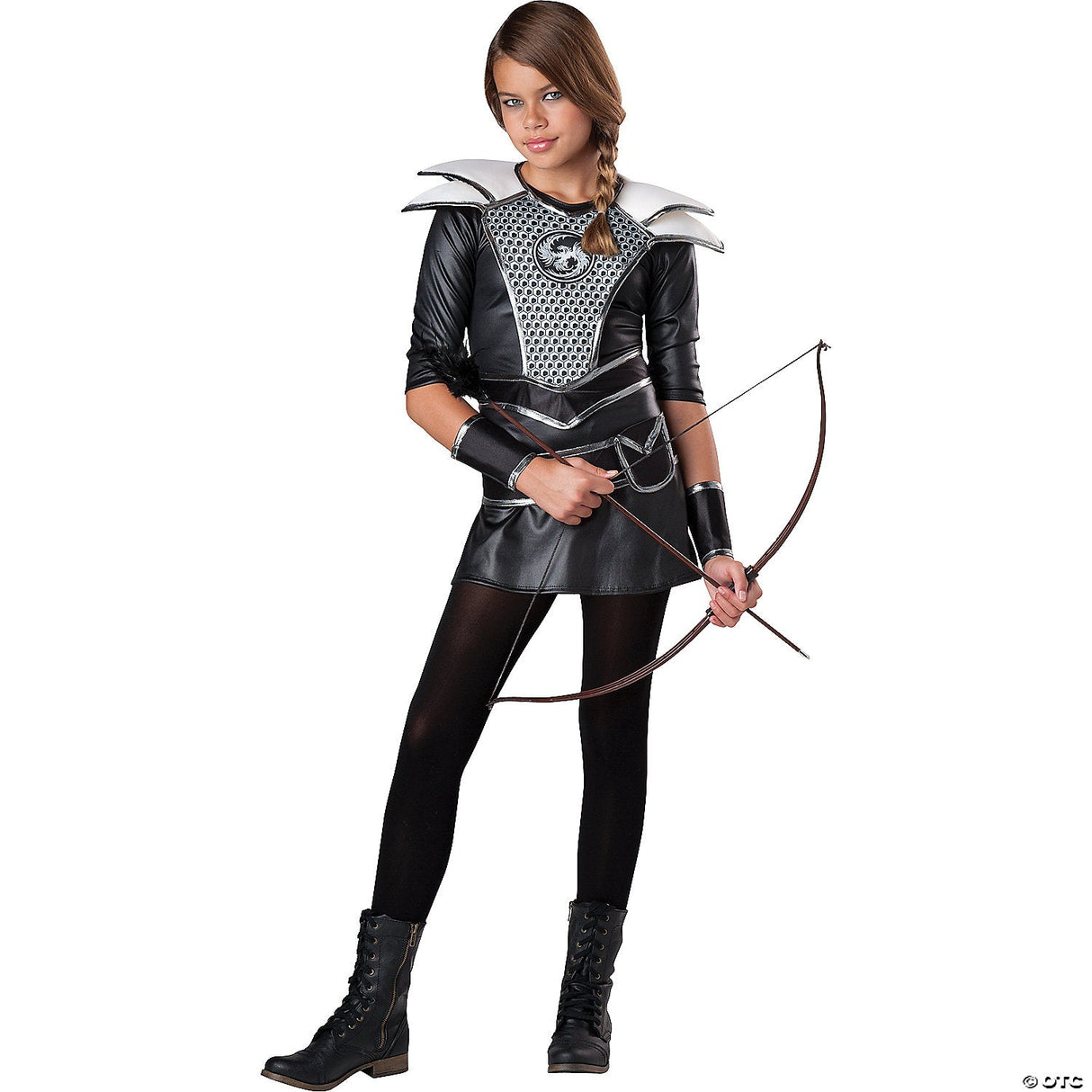 GIRL'S MIDNIGHT HUNTRESS-MD - Halloween Costume Dress Up Party Outfit