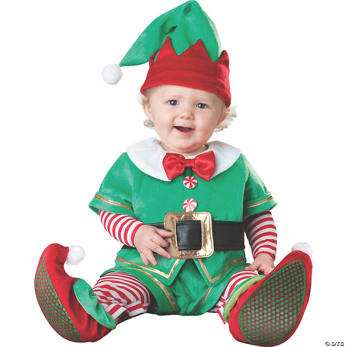 SANTAS LIL ELF 6-12MO - Toddler Baby Halloween Costume Outfit Dress Up