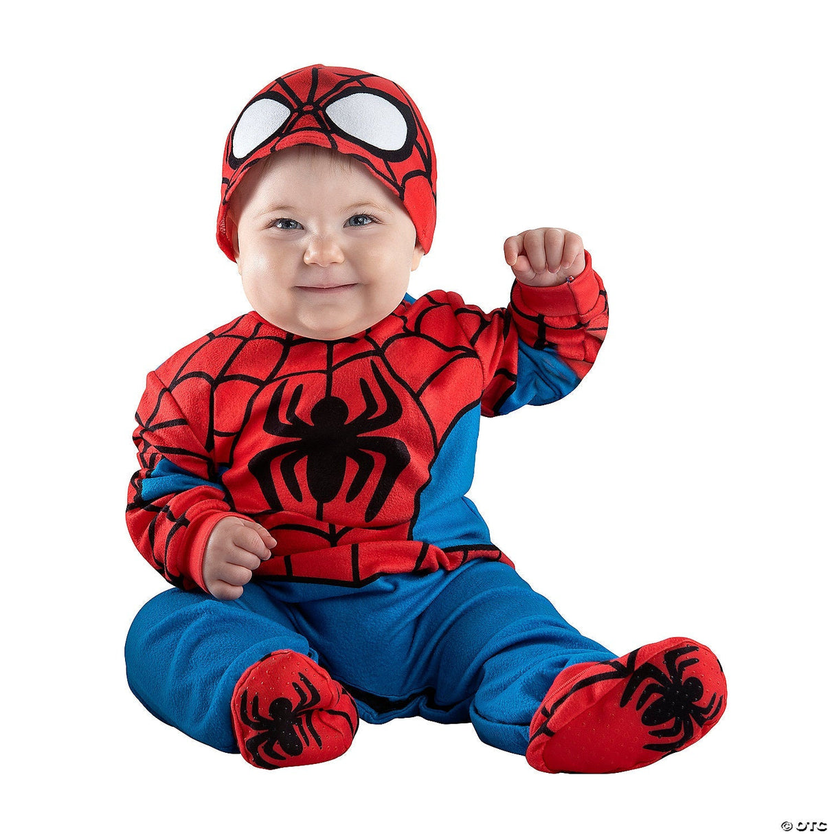 INFANT SPIDER-MAN 6-12M - Baby Halloween Costume Cosplay Dress Up & Party Outfit
