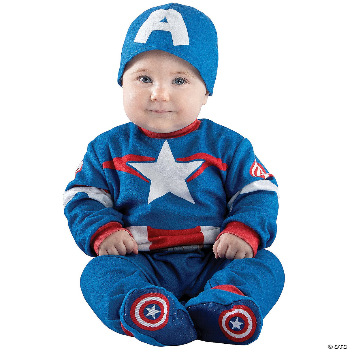 INFANT CAPTAIN AMERICA 6-12M - Baby Halloween Costume Cosplay Dress Up & Party O