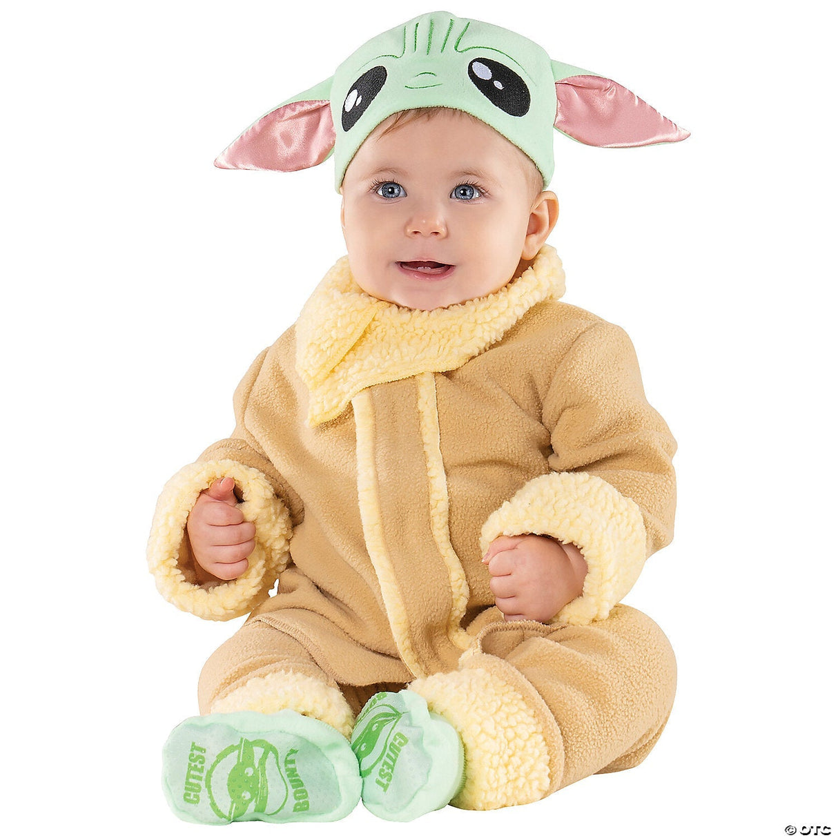 INFANT GROGU COST 6-12M - Baby Halloween Costume Cosplay Dress Up & Party Outfit