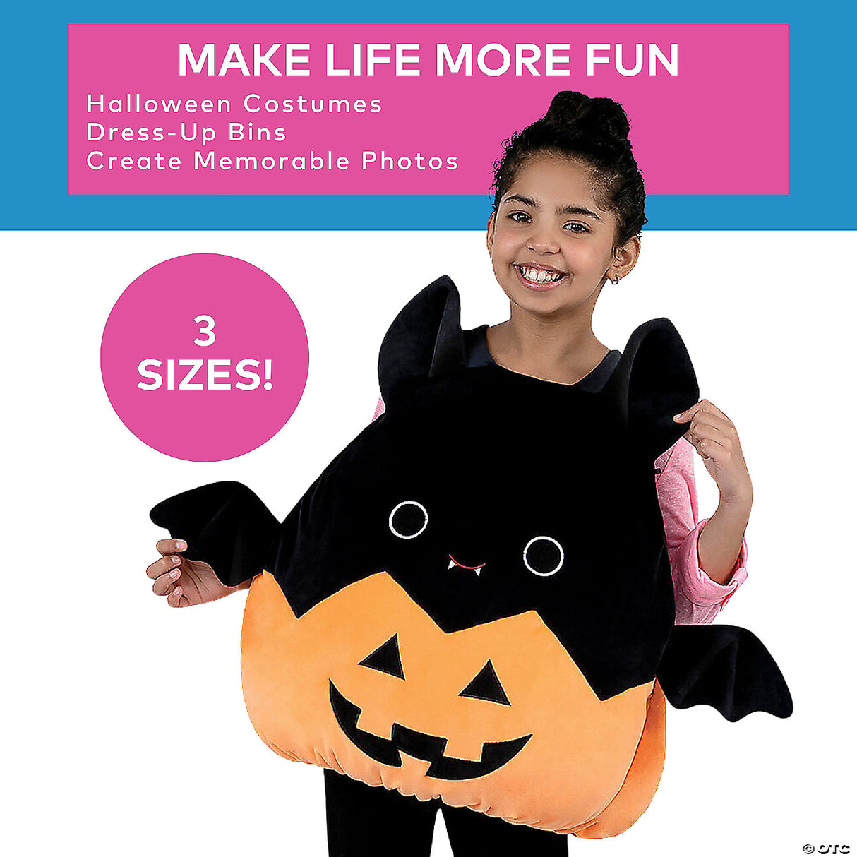 Kids Squishmallows Emily Bat Costume - Kids Halloween Costume Cosplay & Party Ou