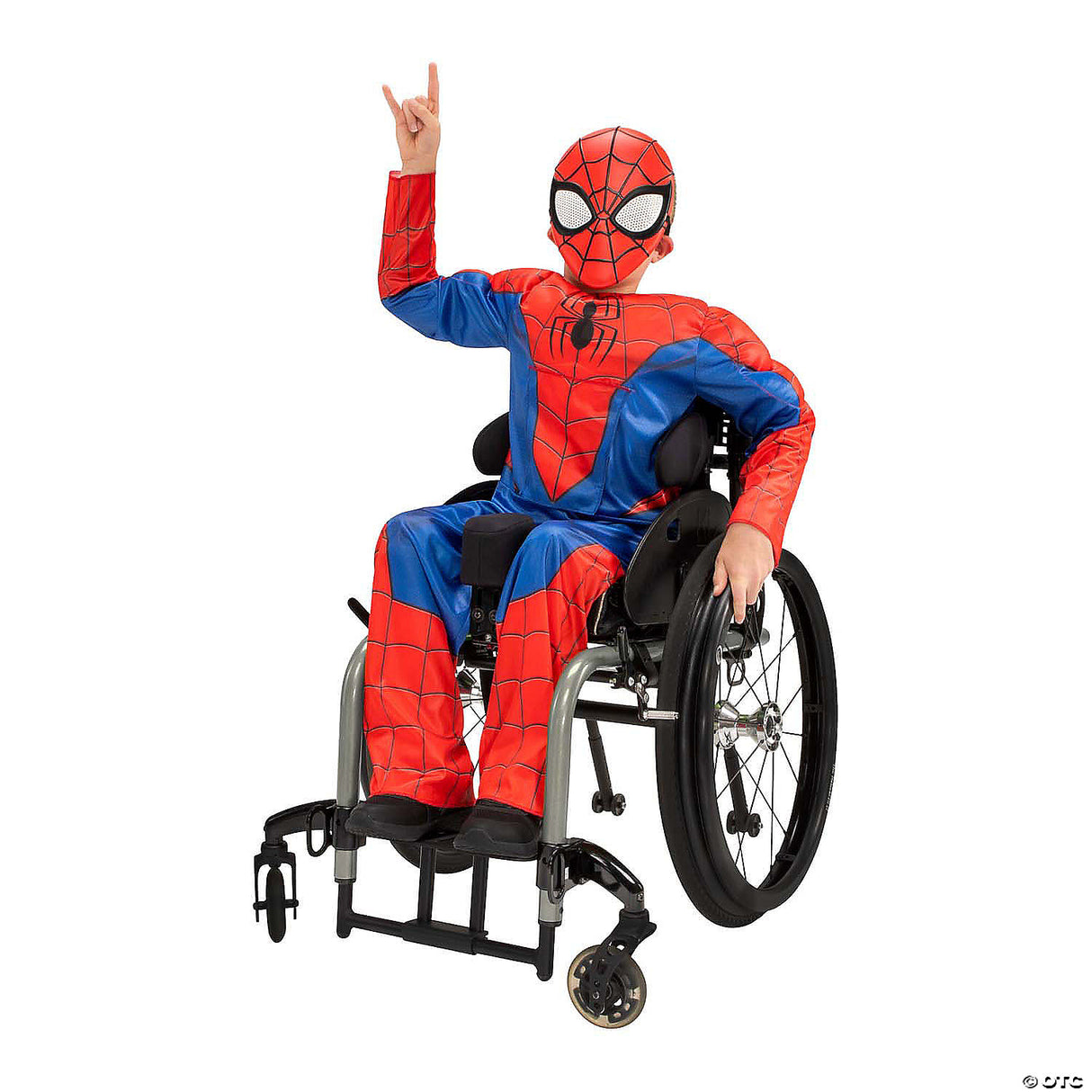 Chld Spiderman Adaptive Costume M - Halloween Costume Cosplay & Party Outfit
