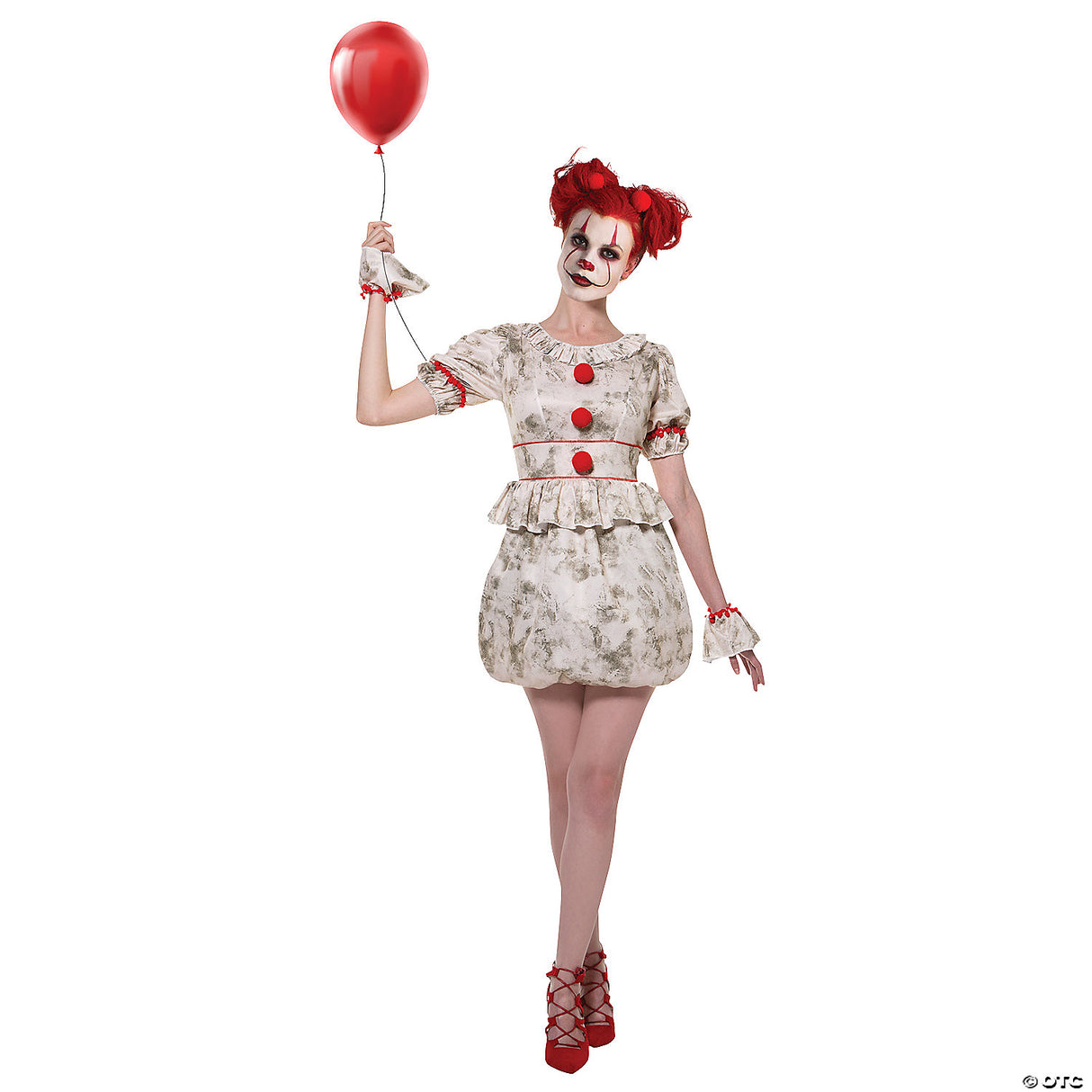 WOMEN'S DANCING CLOWN COSTUME - Adult Halloween Costume Cosplay Party Outfit