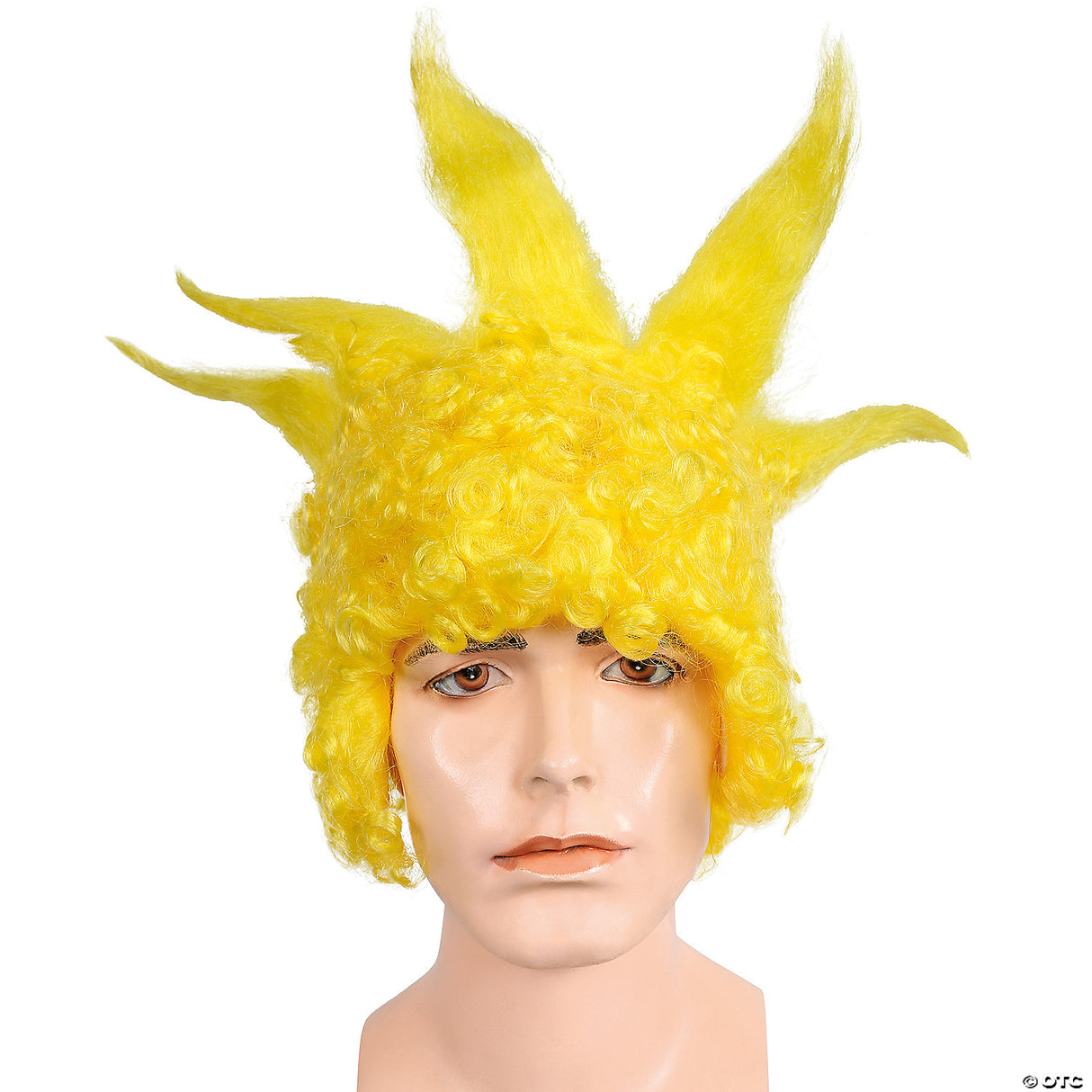 Bart Wig Simpson Halloween Costume Spiky Yellow Cosplay Party Hair Adults Kids
