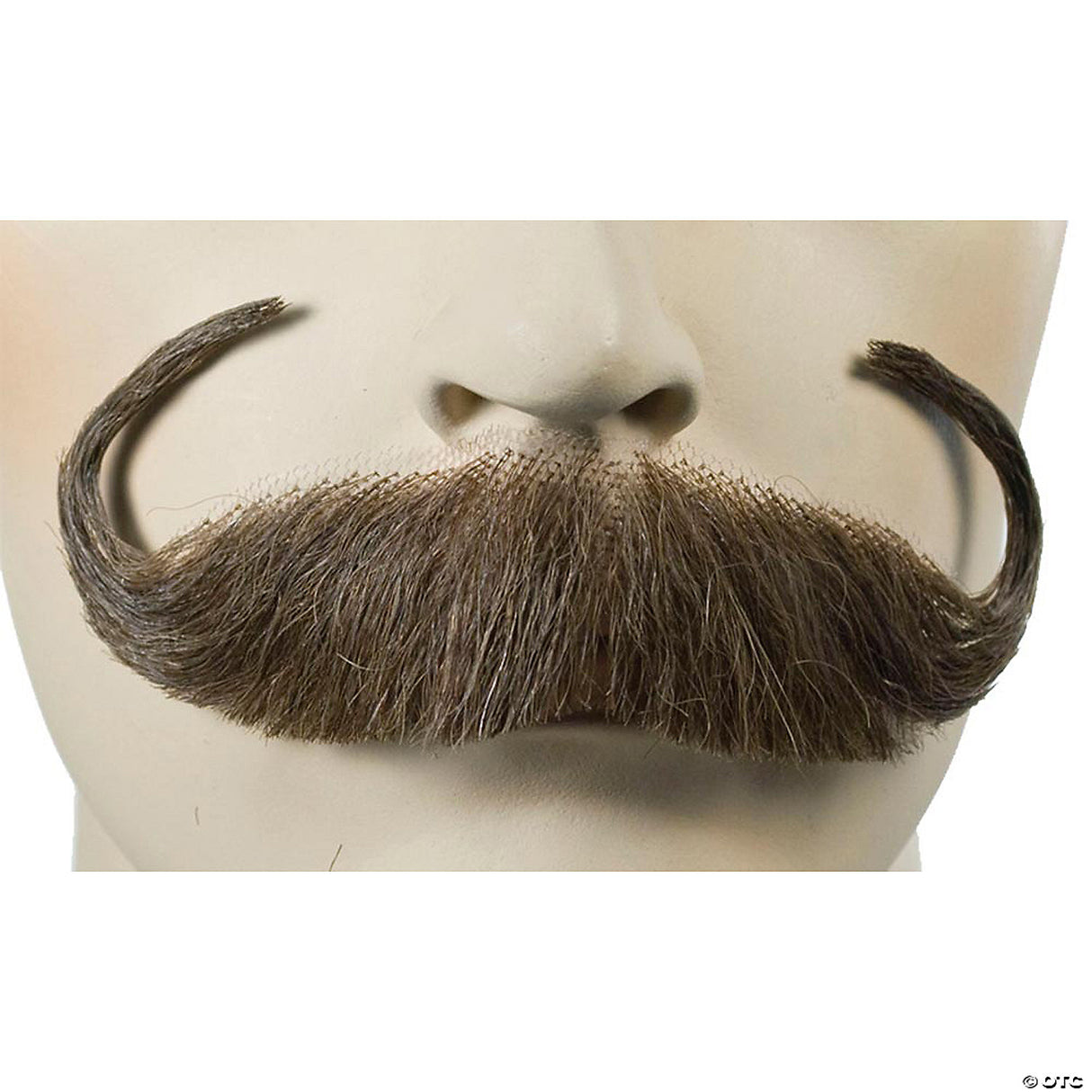 HANDLEBAR MUSTACHE HUMAN WHITE 60