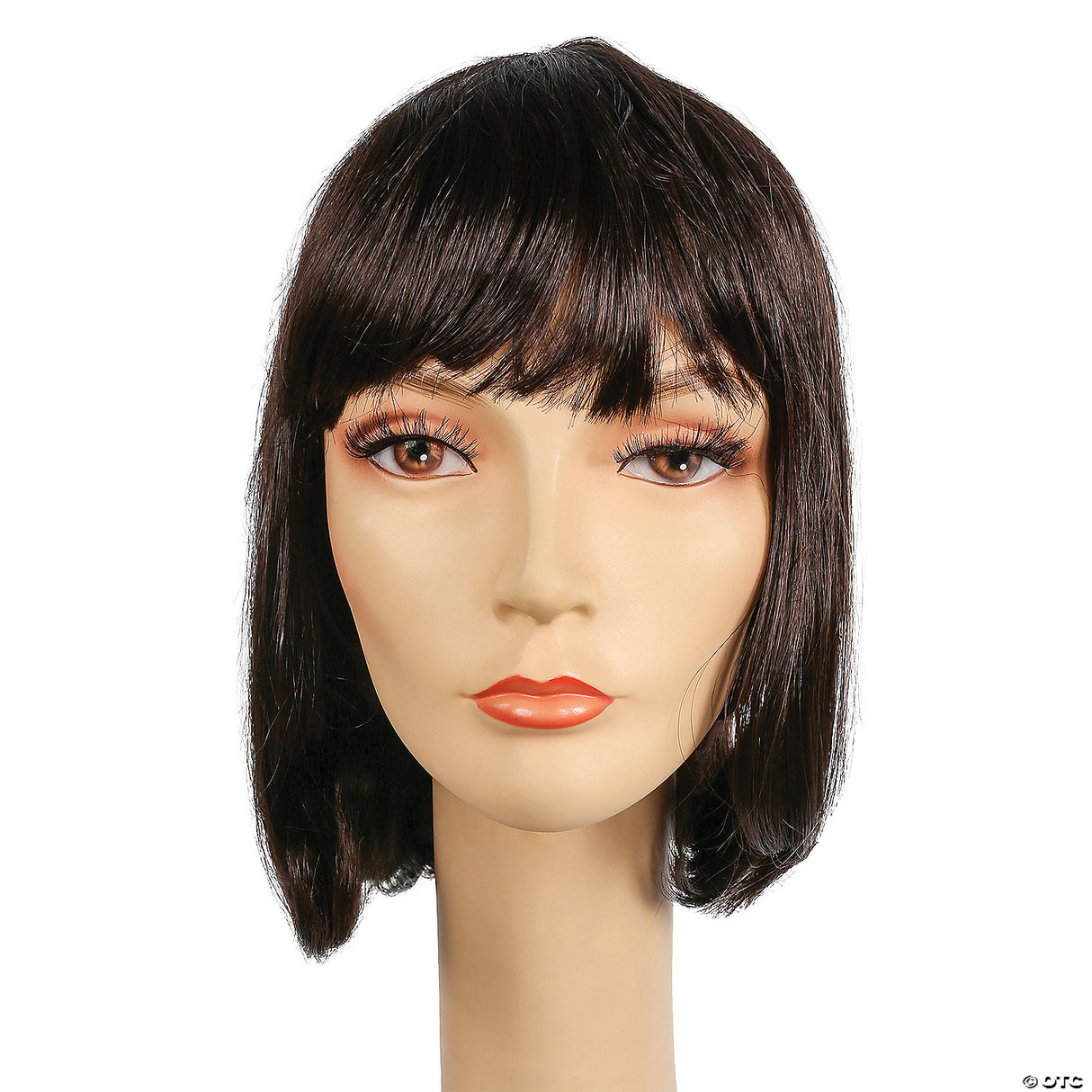 1940s Page Wig Black Short Vintage Costume Theatre Cosplay Adult Women
