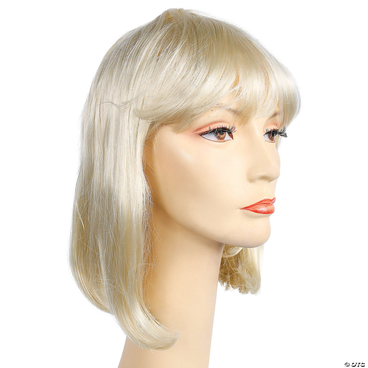 1940s Page Wig Black Short Vintage Costume Theatre Cosplay Adult Women