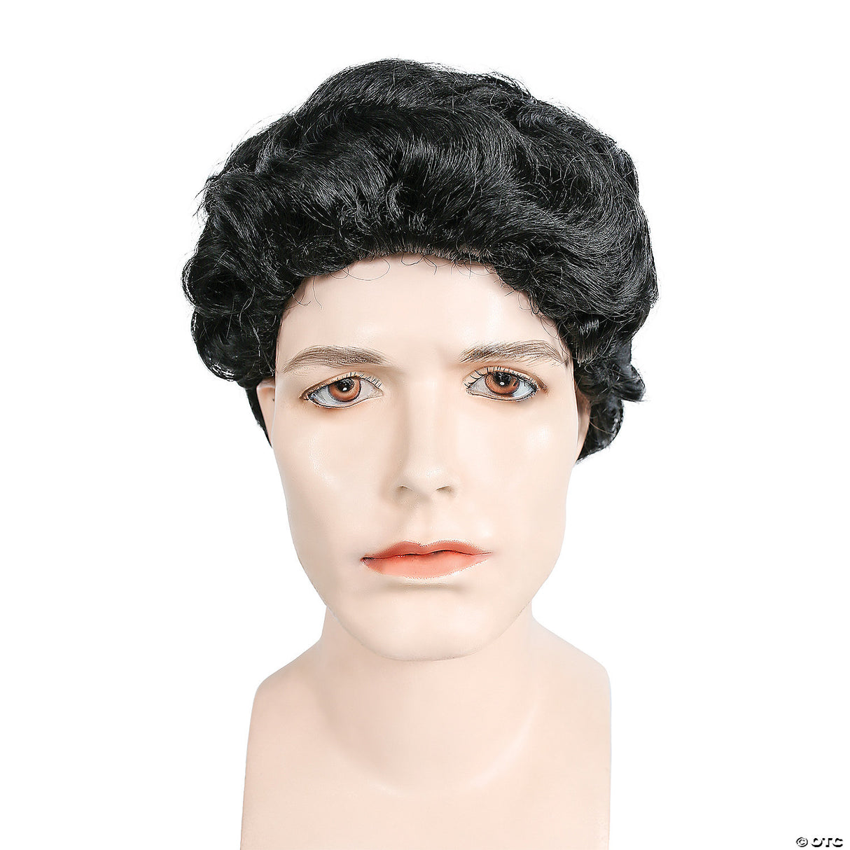 Adult Colonial Man Wig Brown Short Historical Costume Theatre Cosplay Adult