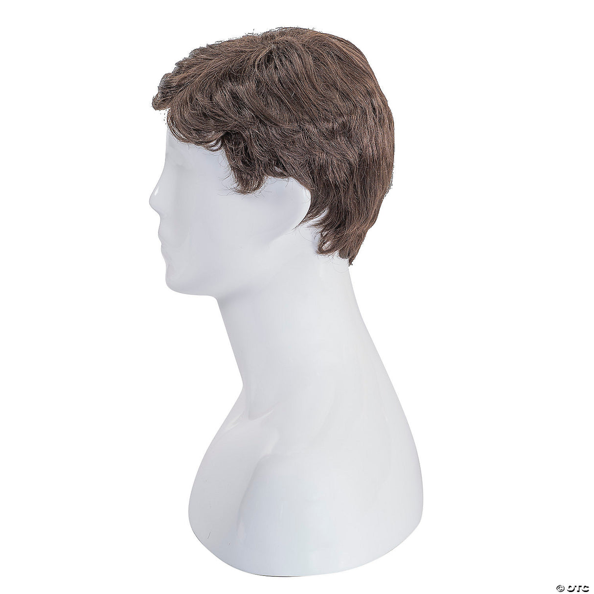 Mitt Man Wig Medium Chestnut Brown Short Costume Cosplay Theatre Adult Men